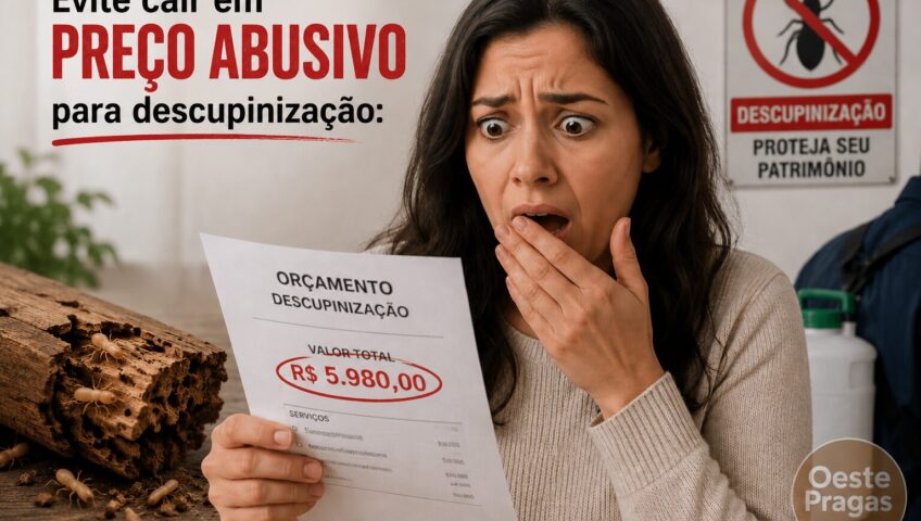 orçamento para descupinização